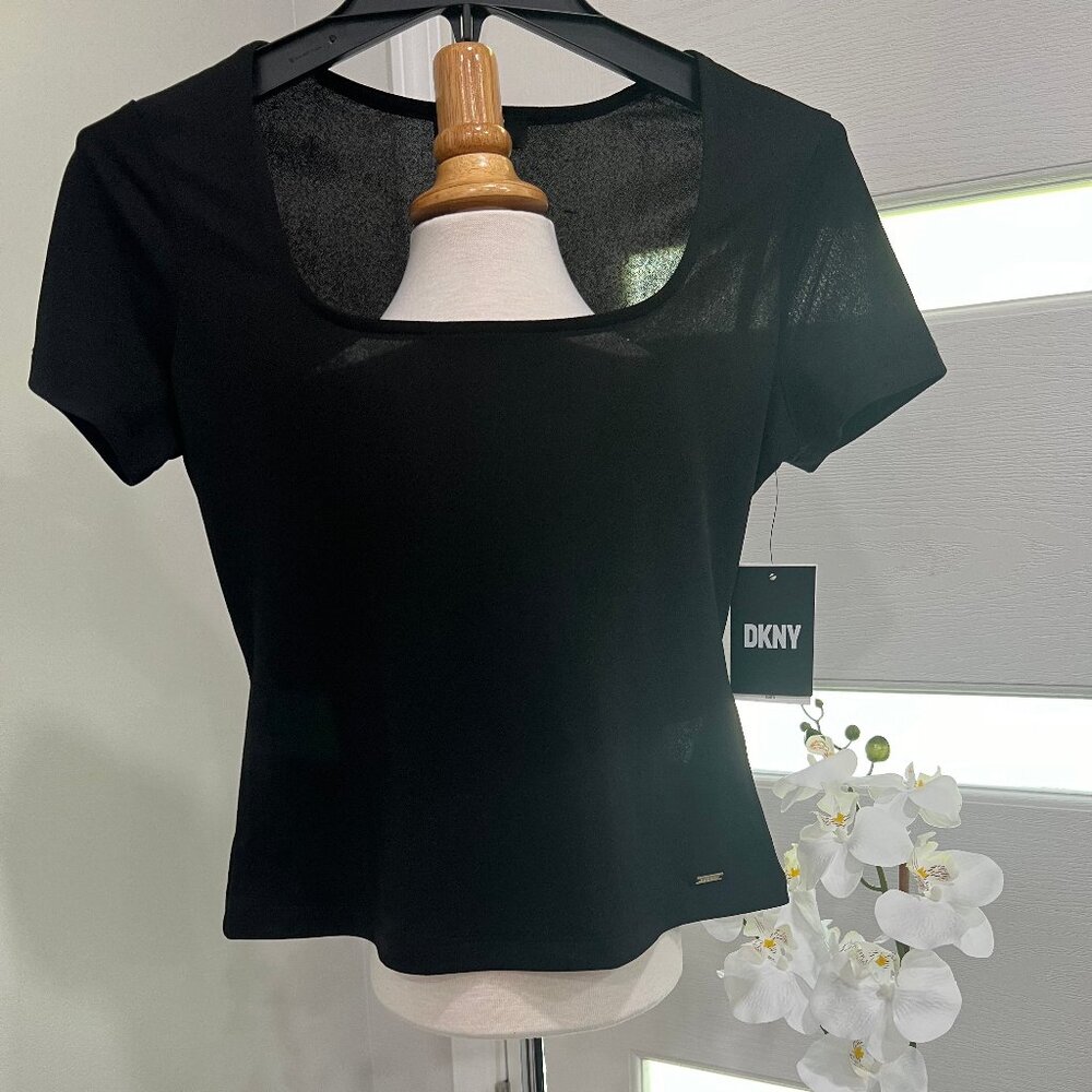 Black DKNY shirt